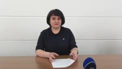 Briefing de presă susținut de Ministrul Sănătății, Muncii și Protecției Sociale, Viorica Dumbrăveanu, de prezentare a informațiilor actualizate privind controlul infecției prin Coronavirusul de tip nou, la nivel național