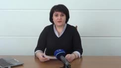 Briefing de presă susținut de Ministrul Sănătății, Muncii și Protecției Sociale, Viorica Dumbrăveanu, de prezentare a informațiilor actualizate privind controlul infecției prin Coronavirusul de tip nou, la nivel național