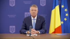 Conferință de presă susținută de Președintele României, Klaus Iohannis