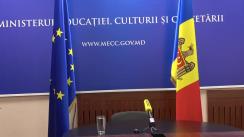 Briefing de presă a Ministrului Educației, Culturii și Cercetării a Republicii Moldova, Igor Șarov, privind finalizarea anului de studii 2019-2020