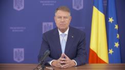 Declarație de presă susținută de Președintele României, Klaus Iohannis