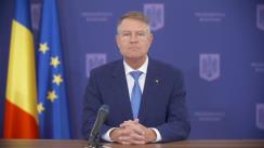 Declarație de presă susținută de Președintele României, Klaus Iohannis