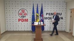 Briefing susținut de Președintele Partidului Democrat din Moldova, Pavel Filip