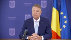 Declarație de presă susținută de Președintele României, Klaus Iohannis