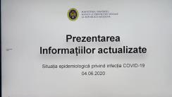 Prezentarea informațiilor actualizate a situației epidemiologice privind infecția COVID-19