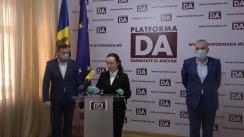 Conferință de presă organizată de Partidul Platforma Demnitate și Adevăr