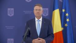 Declarație de presă susținută de Președintele României, Klaus Iohannis