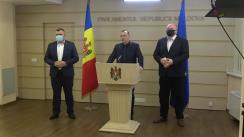 Briefing de presă susținut de către deputații din fracțiunea PSRM înainte de ședința Parlamentului Republicii Moldova din 2 iulie 2020