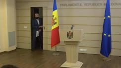 Briefing de presă susținut de către deputații din fracțiunea Platforma DA Blocul ACUM