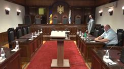 Ședința Curții Constituționale de examinare a sesizării privind interpretarea articolelor 2 alin. (1), 38, 61 alineatele (1) și (3), 78, 85 alineatele (1), (2) și (4), 90 alineatele (1), (2) și (4) din Constituție