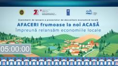 Eveniment de lansare a proiectelor de dezvoltare economică locală