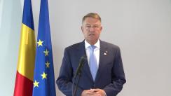 Declarație de presă susținută de Președintele României, Klaus Iohannis, înaintea participării la reuniunea Consiliului European de la Bruxelles (Regatul Belgiei)