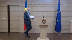Briefing de presă susținut de vicepreședintele Parlamentului Republicii Moldova, Alexandru Slusari