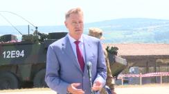 Declarația de presă susținută de Președintele României, Klaus Iohannis, după participarea la ceremonia de înființare a Comandamentului Corpului Multinațional Sud-Est (MNC-SE) și la desfășurarea etapei finale a Exercițiului cu termen scurt de notificare