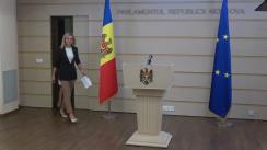 Briefing de presă susținut de deputații PAS cu tema „Fracțiunea PAS cere Guvernului ca până pe 31 iulie să vină cu un plan concret de redeschidere a grădiniților începând cu 10 august”