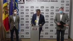 Conferință de presă organizată de Partidul Platforma Demnitate și Adevăr