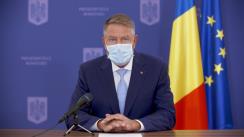 Conferință de presă susținută de Președintele României, Klaus Iohannis