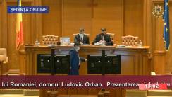 Ședința comună a Camerei Deputaților și Senatului României din 12 august 2020