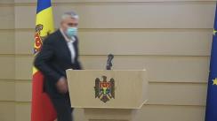 Briefing de presă susținut de Vicepreședintele Parlamentului Republicii Moldova, Alexandru Slusari 