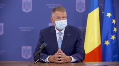 Conferință de presă susținută de Președintele României, Klaus Iohannis