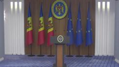 Briefing de presă susținut de Prim-ministrul Republicii Moldova, Ion Chicu