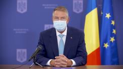 Conferință de presă susținută de Președintele României, Klaus Iohannis