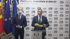 Conferință de presă organizată de Partidul Platforma Demnitate și Adevăr