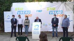 Conferință de presă susținută de Traian Băsescu, candidatul PMP la Primăria Municipiului București