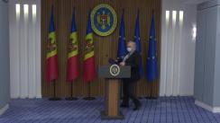 Briefing susținut de ministrul Educației, Culturii și Cercetării, Igor Șarov, despre situația în educație la două săptămâni de la începutul anului de studii