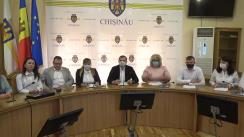 Conferință de presă susținută de Fracțiunea Platformei DA din cadrul Consiliului Municipal Chișinău