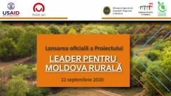 Lansarea oficială a proiectului LEADER pentru Moldova Rurală