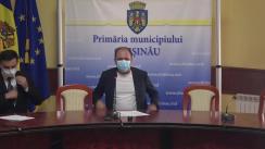 Conferință presă susținută de Primarul general al municipiului Chișinău, Ion Ceban, de lansare a campaniei de salubrizare de toamnă cu genericul „Marea Curățenie”