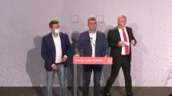 Declarații la sediul Partidului Social Democrat după închiderea secțiilor de votare