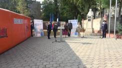 Eveniment de donare a unui lot de echipament pentru crearea centrelor mobile de carantină și triaj COVID-19