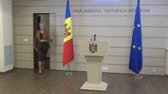 Briefing de presă susținut de Vicepreședintele fracțiunii parlamentare a Partidului “ȘOR”, Violeta Ivanov