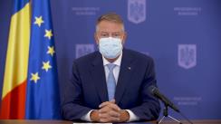 Conferință de presă susținută de Președintele României, Klaus Iohannis