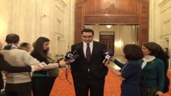 Declarațiile lui Victor Ponta după dezbaterea ”Ce ne dă natura și cât ne poate lua”