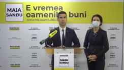 Briefing de presă susținut de Deputatul Mihai Popșoi și vicepreședinta PAS, Olesea Stamate, cu tema „Atenție - noi manipulări de la Dodon!”