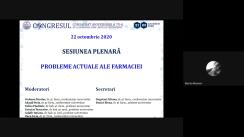 Congresul consacrat aniversării a 75-a de la fondarea USMF „Nicolae Testemițanu”. Sesiunea plenară: Probleme actuale ale farmaciei