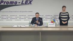 Conferință de presă organizată de Asociația Promo-LEX privind lansarea celui de-al cincilea Raport al Misiunii de observare a alegerilor pentru funcția de Președinte al Republicii Moldova din 1 noiembrie 2020