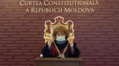 Briefing de presă susținut de Președintele Curții Constituționale a Republicii Moldova, Domnica Manole