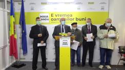 Conferință de presă cu tema „Reprezentanții mediului academic o susțin pe Maia Sandu”