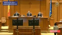 Ședința în plen a Camerei Deputaților României din 3 noiembrie 2020