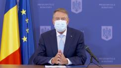 Conferință de presă susținută de Președintele României, Klaus Iohannis