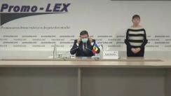 Press conference of Promo-LEX Association dedicated to the presentation of the Report no. 7 on the monitoring of the November 1 (15 November), 2020 Presidential Elections 