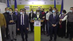 Briefing de presă susținut de candidatul Partidului Acțiune și Solidaritate la funcția de președinte, Maia Sandu