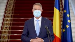 Declarație de presă susținută de Președintele României, Klaus Iohannis