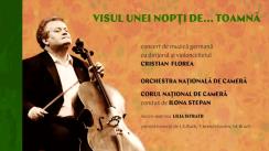 Concert de muzică germană cu dirijorul și violoncelistul Cristian Florea