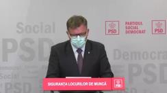 Conferință de presă susținută de deputatul PSD, Marius Budăi
