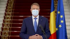 Declarație de presă susținută de Președintele României, Klaus Iohannis